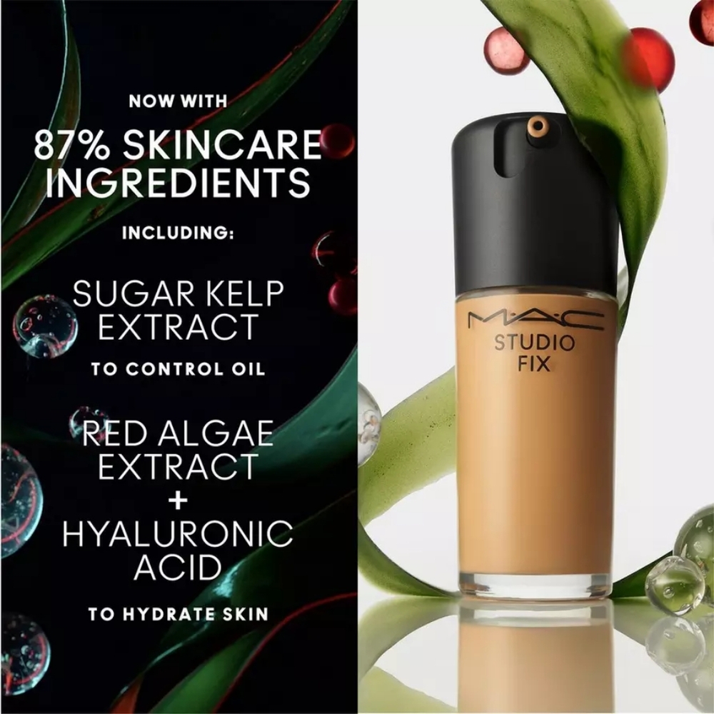 New! 🤎 MAC- Studio Fix Fluid SPF15 24HR Foundation + Oil Control - NC60 - Picture 4 of 6